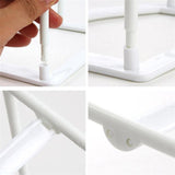 1PC DIY Plastic Hangers Storage Frame Stand Home