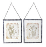 Lavender/Thyme Frame (Set of 2) 9.5